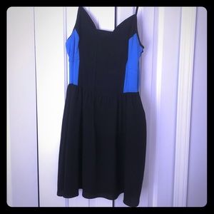 Urban Outfitters Blue and Black Dress Size S